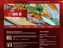 Tablet Screenshot of caphebanhmi.com